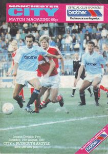 Manchester City v Plymouth Argyle 1987/88